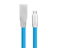 Kabel VIGGO DESIGN USB-microUSB 1m Niebieski